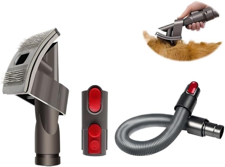 Pet Grooming Tool Brush Vacuum Adapter Hose for Dogs 4pcs