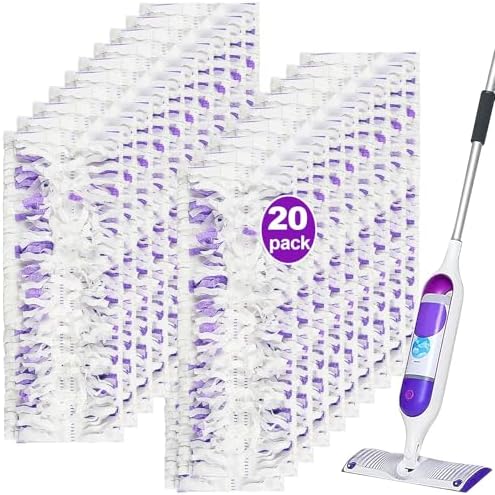 20 Count Disposable Mop Pads Refill for Swiffer PowerMop