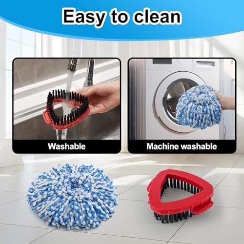 Heuihm Spin Mop Replacement Set for Ocedar Rinseclean 2 Tank System