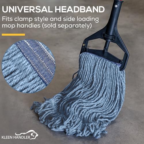 KLEEN HANDLER Heavy Duty Mop Head Refill Pack of 6 1