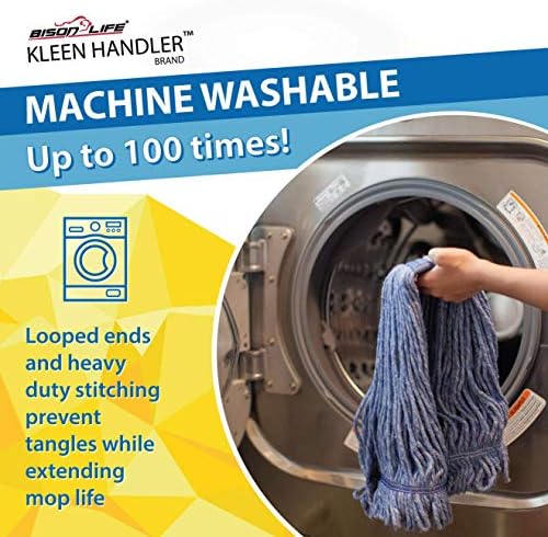 KLEEN HANDLER Heavy Duty Mop Head Refill Pack of 6 1