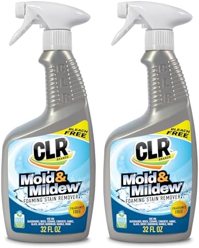 CLR Mold Mildew Clear Bleach-Free Spray 32 Fl Oz Pack of 2