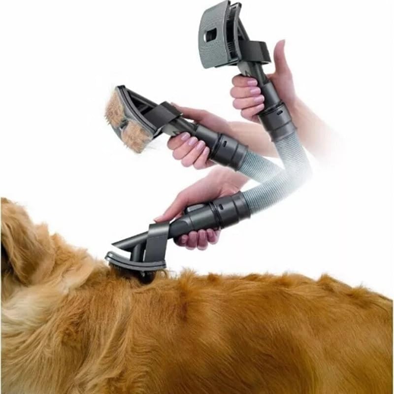 Pet Grooming Tool Brush Vacuum Adapter Hose for Dogs 4pcs