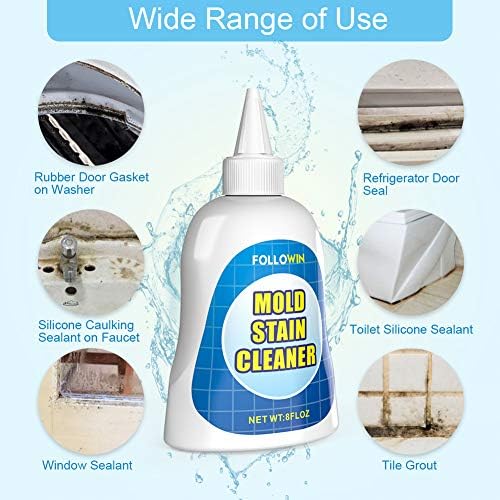FOLLOWIN Mold Mildew Stain Cleaner Gel 8oz