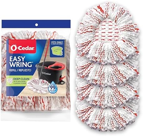 O-Cedar EasyWring Deep Clean Refill 4-Pack