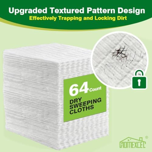 HOMEXCEL Dry Mopping Pads 120 Count for Swiffer Sweeper