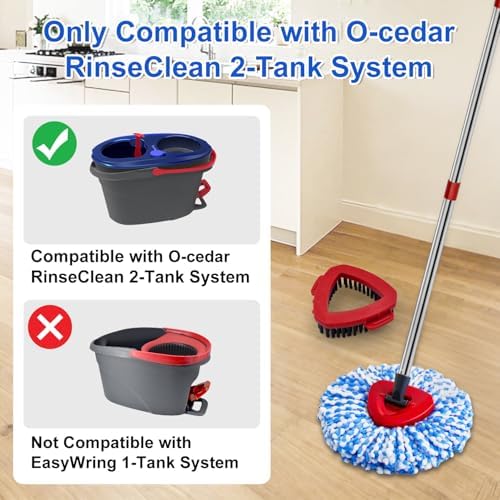 GFRED Spin Mop Replacement Set for O Ceder 2-Tank System