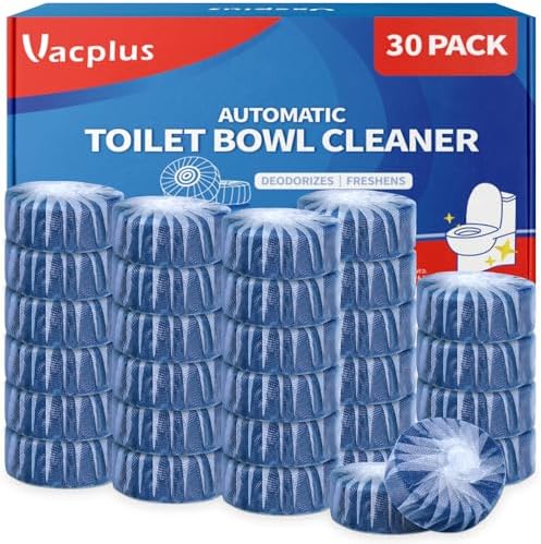 Vacplus Toilet Cleaner Tablets 30 Pack for 15 Months