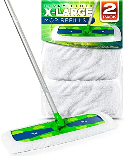 VanDuck Extra Large Cotton Mop Pads 2-Pack