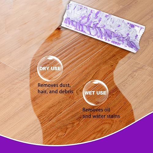 AWAYDD PowerMop Multi-Surface Mopping Pad Refills Purple -10