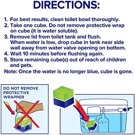 Soft Scrub Toilet Cleaner Duo-Cubes Alpine Fresh 4 Count