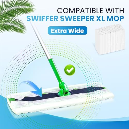 Bisenkud Extra Wide XL Dry Sweeping Cloths 50 Count Pet Heavy Duty Refills