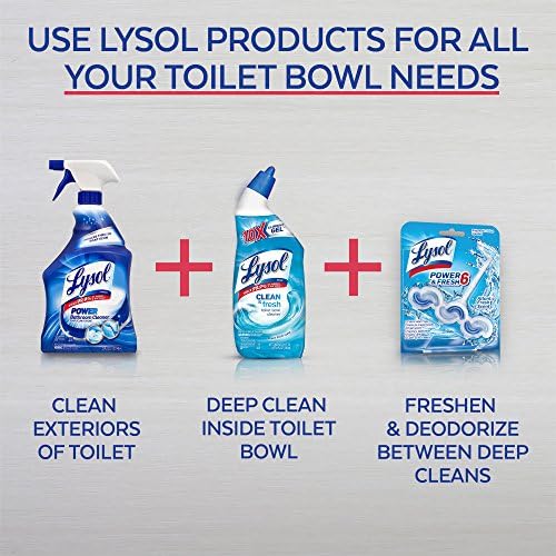 Lysol Toilet Bowl Cleaner Gel 24oz Forest Rain Scent