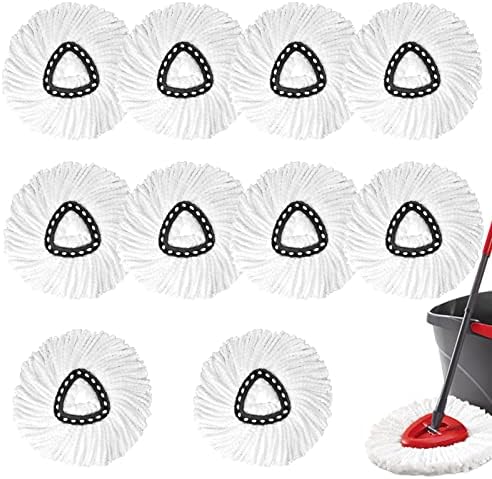 High-PQ 10Pack Microfiber Spin Mop Heads