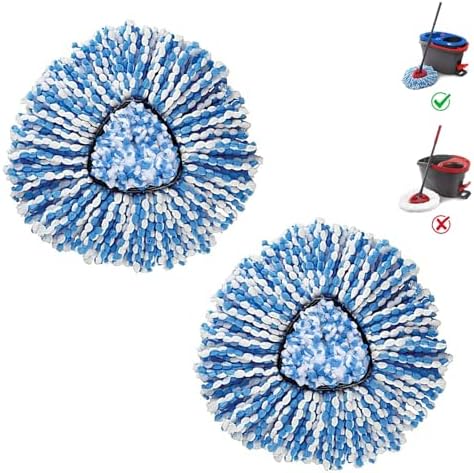 BonusLife Spin Mop Replacement Heads 2-Pack