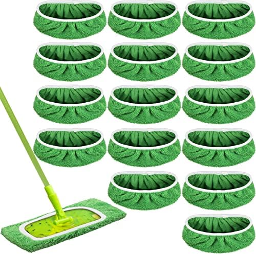 Nuogo 8 Pack Reusable Wet Mop Pads Refills for Swiffer