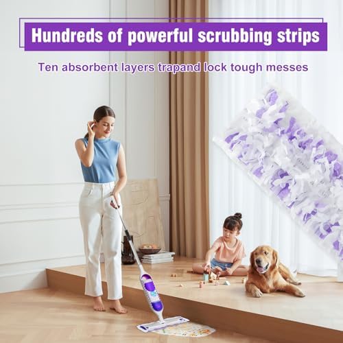40-Pack Power Mop Refills for Multi-Surface Wood Mops