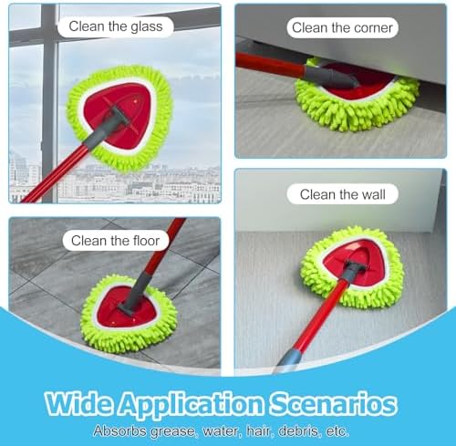 Aiyiried Spin Mop Handle Set for O-Cedar EasyWring 1-Tank 1