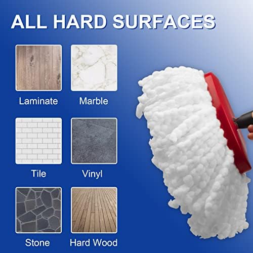 HiBaBy 4 Pack Mop Head Replacement for O Cedar Mop