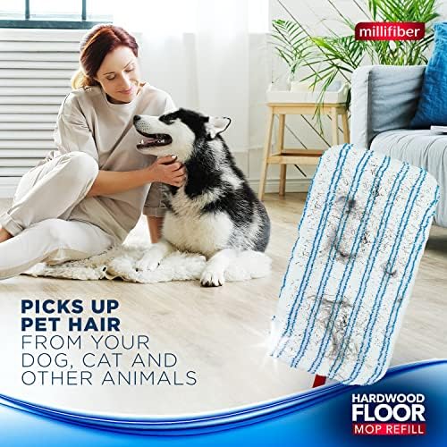 Millifiber Microfiber Mop Refills 15x8 Inches 3-Pack