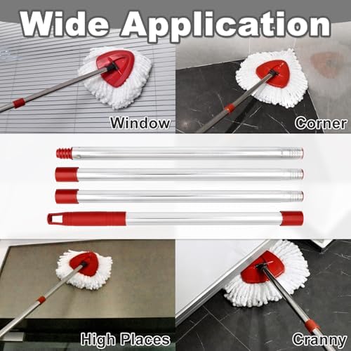 4-Section Spin Mop Handle Replacement