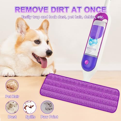 8 Pack Reusable Mop Pads for Swiffer PowerMop