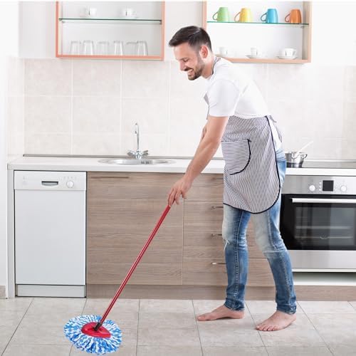 Fazlynyi Microfiber Mop Head Refill 4-Pack Easy Clean