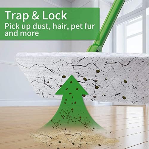 SUNRRA 200 Count Thickeded Dry Sweeping Cloths for Swiffer Mop and Sweeper