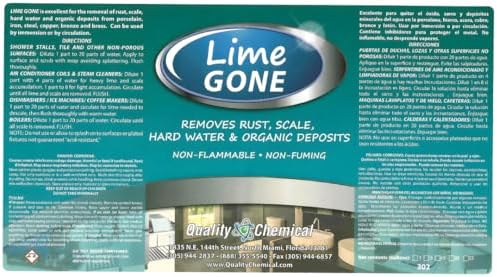 Quality Chemical Lime-Gone Remover 128 oz