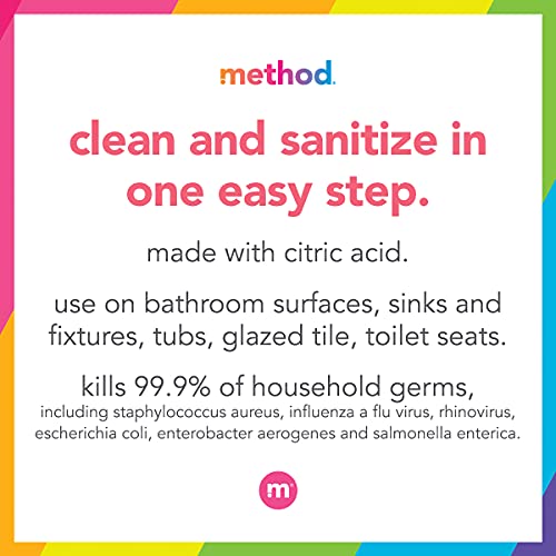 Method Antibacterial Bathroom Cleaner - 28 Fl Oz 4 Pack
