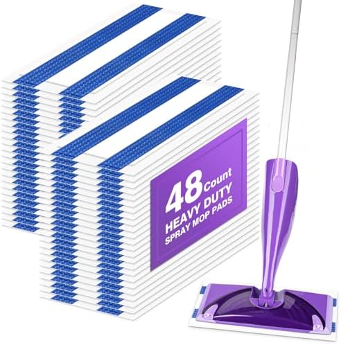 Orighty 48 Count Dry Mop Pads for Swiffer WetJet