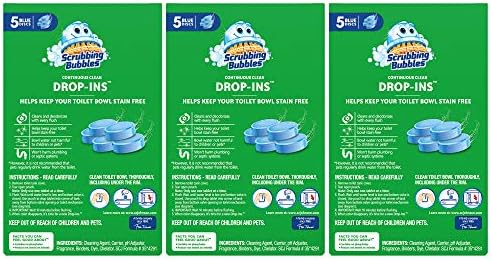 Scrubbing Bubbles Toilet Bowl Tablets 5 Count Pack of 3 1