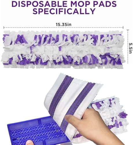 KVLZ Replacement for Swiffer PowerMop Mop Pads 20 Count Multi-Surface