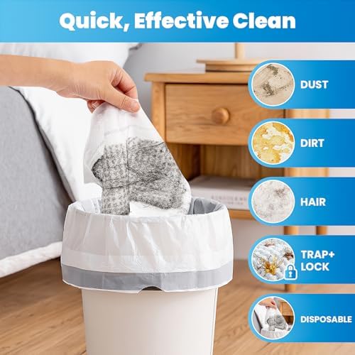 Bisenkud Extra Wide XL Dry Sweeping Cloths 50 Count Pet Heavy Duty Refills