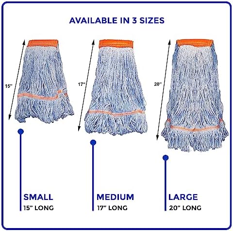 Nine Forty 2-Pack Heavy Duty Wet Mop Head Refill