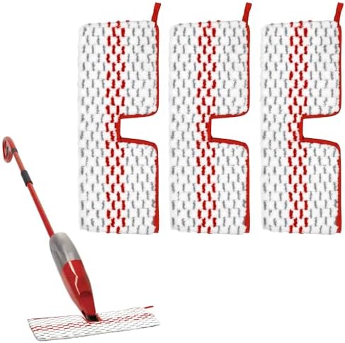 GFRED Microfiber Spray Mop Pads 3 Pack