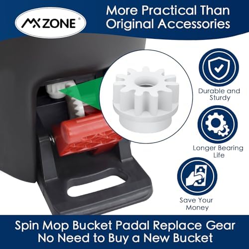 MXZONE Spin Mop Gear Replacement 2 Pack