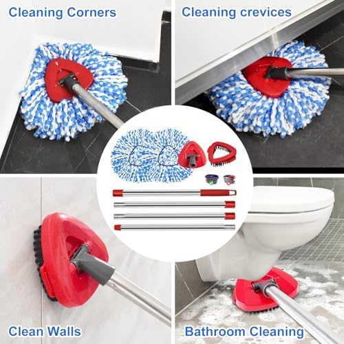 GFRED Spin Mop Replacement Set for O Ceder 2-Tank System
