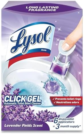 Lysol Click Gel Toilet Bowl Cleaner 6 Applicators