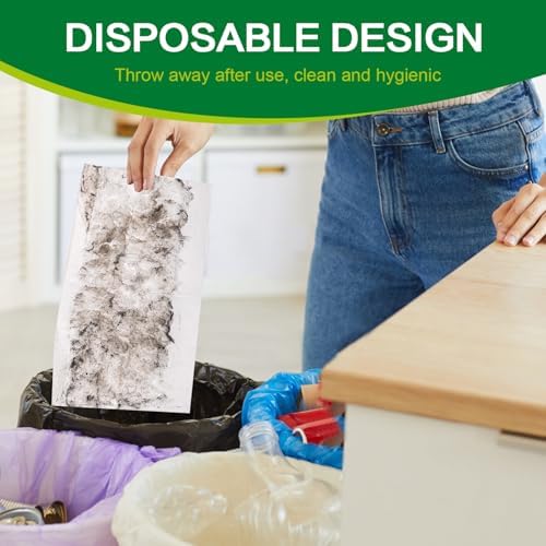 YHOVID Heavy Duty Dry Mop Pads for Swiffer 30 Count Replacement