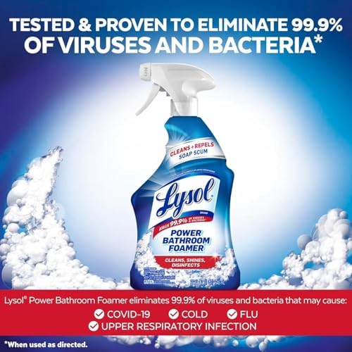 Lysol Power Foaming Spray 32oz Bathroom Cleaner