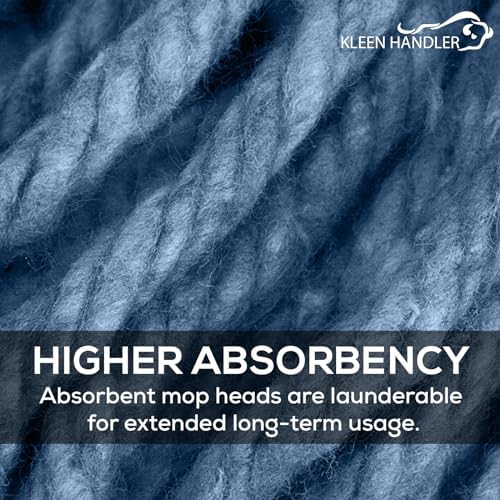 KLEEN HANDLER Heavy Duty Mop Head Refill Pack of 6 1