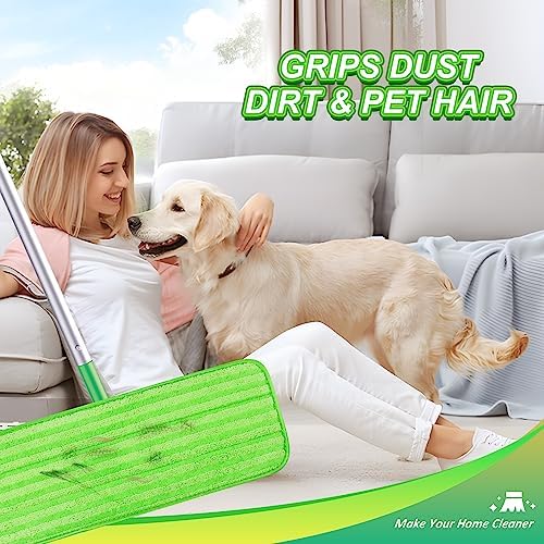 GFRED 4 Pack Swiffer XL Mop Pads Reusable Wet Dry