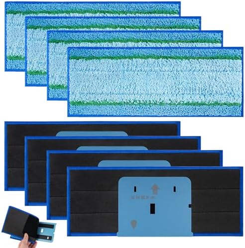 MXZONE Upgraded M6 Wet Mopping Pads 8 Pack 1