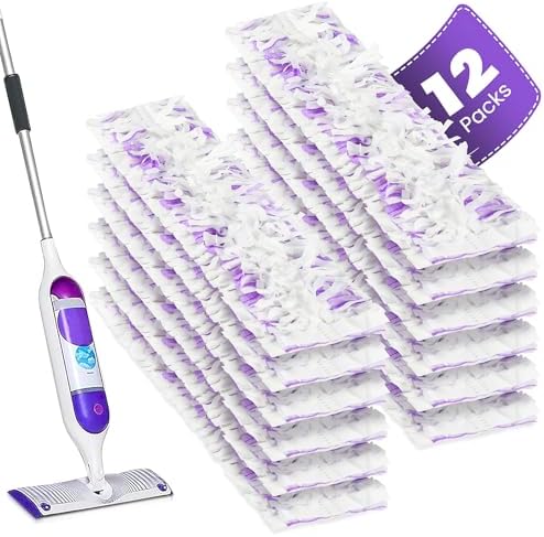 12 Pack Chyodi Power Mop Refills Compatible with Swiffer