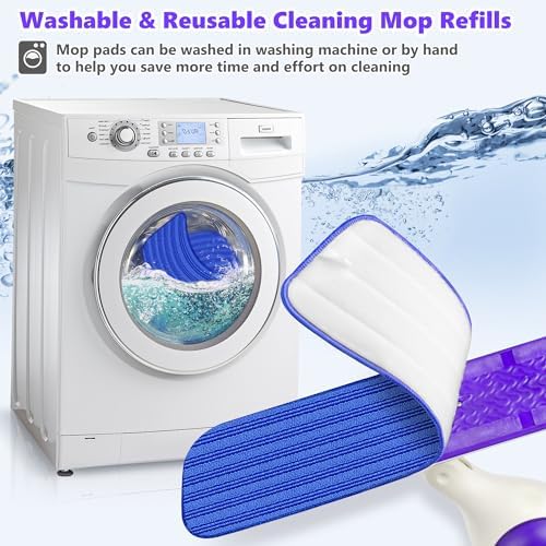 Reusable Mop Pads for Swiffer PowerMop 6 Pack