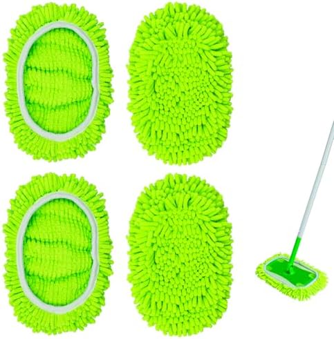 Yuunaie Reusable Mop Pads for Swiffer 4-Pack