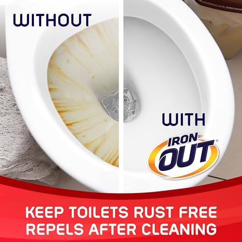 IRON OUT Automatic Toilet Bowl Cleaner Tablets 45 Days Rust Free