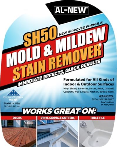 AL-NEW SH50 Mold Mildew Stain Remover 30oz
