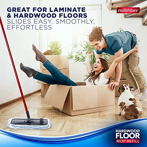 Millifiber Microfiber Mop Refills 15x8 Inches 3-Pack